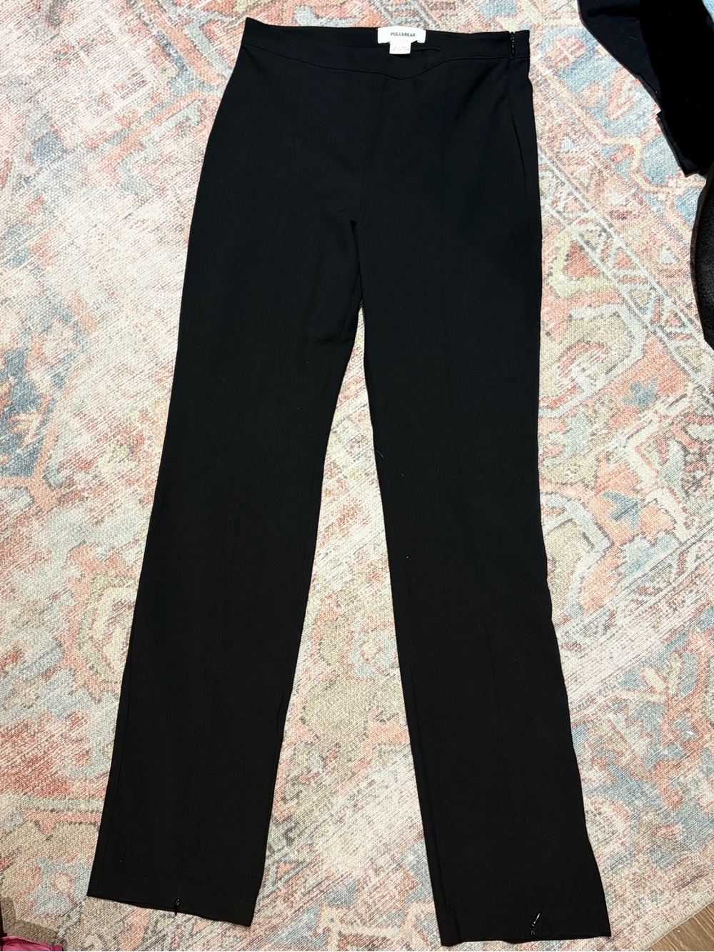 Women’s Black Straight-Leg Dress Pants
